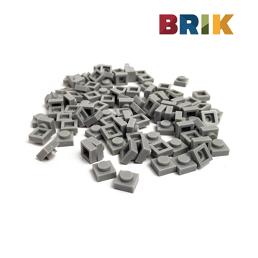 美國Brik 積木組- 淺灰色