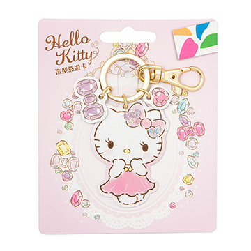 HELLO KITTY 造型悠遊卡-鑽石 三麗鷗商品 鑰匙圈 卡哇伊 限量
