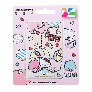 HELLO KITTY悠遊卡-小小世界-糖果雨