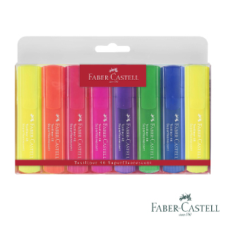 Faber-Castell 紅色系 亮色螢光筆8色