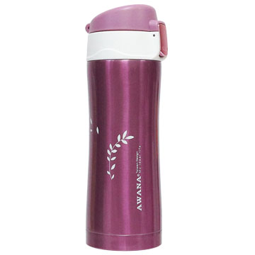 AWANA 附扣彈跳杯360ml(紫色)