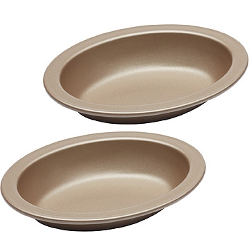 KitchenCraft Paul不沾迷你派盤2入(橢13.5cm)
