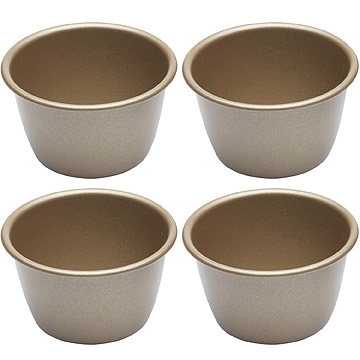 KitchenCraft Paul不沾布丁杯4入(7.5cm)