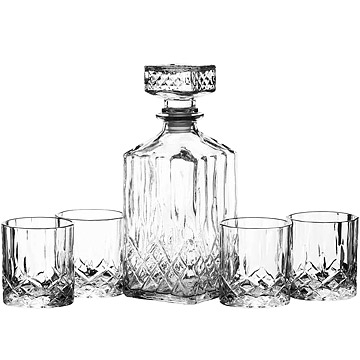 KitchenCraft 烈酒瓶+玻璃杯4入
