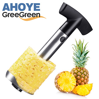 【GREEGREEN】不鏽鋼拔鳳梨器 削皮器