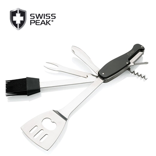 荷蘭 XD SWISS PEAK-瑞士7合1露營烤肉工具組-《歐型精品館》