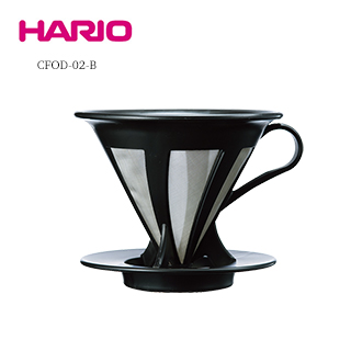 《HARIO》V60免濾紙黑色濾杯/ CFOD-02B