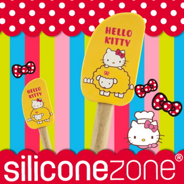 【Siliconezone】施理康Hello Kitty奶油刮刀-黃色