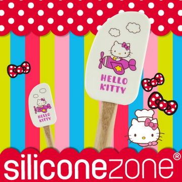 【Siliconezone】施理康Hello Kitty奶油刮刀-白