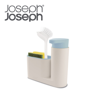 Joseph Joseph 流理台清潔收納小幫手兩件組(灰藍)