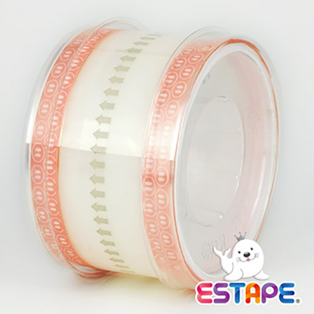 【王佳Seal King】易撕貼ESTAPE(抽取式OPP清潔膠帶/粉紅豬鼻)3入