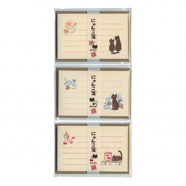 和紙信箋 貓咪夏日の回憶 Pchome 24h購物