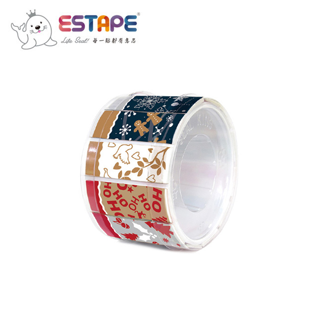 【王佳Seal King】易撕貼ESTAPE (抽取式OPP膠帶/歡樂繽紛組合)