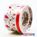 【王佳Seal King】易撕貼ESTAPE (抽取式OPP膠帶/銀底紅耶樹)