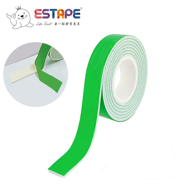 【ESTAPE】雙面泡棉膠帶|12mm x 1M(2mm厚度/DIY/手作/美勞/黏貼)