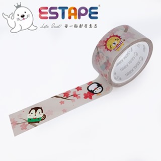 【ESTAPE】Squly 裝飾膠帶|春櫻祭(18mm x 6M/手帳/裝飾)