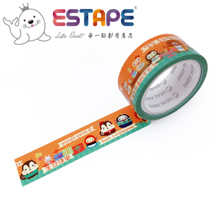 【ESTAPE】Squly 裝飾膠帶|生日派對(18mm x 6M/手帳/裝飾)