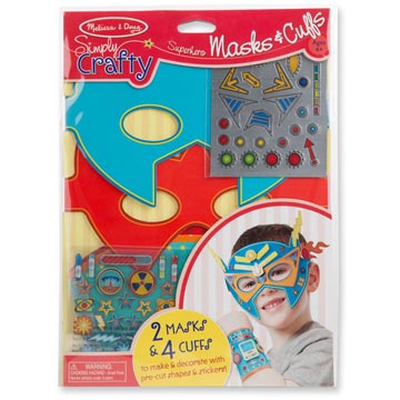 Melissa&Doug 超級英雄面具創作組合