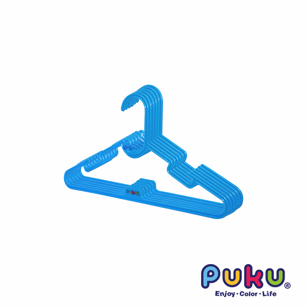 PUKU彩虹糖衣架-6入