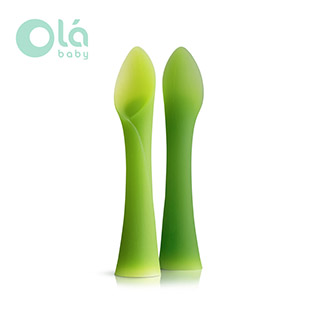 美國 Olababy 小幼苗自己吃訓練湯匙組