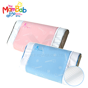 《Mambab-夢貝比》銀離子抗菌兒童透氣孔乳膠枕