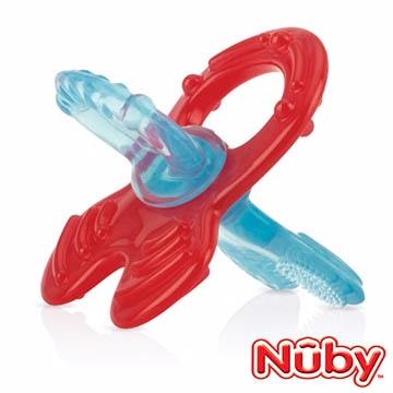Nuby 固齒玩具-藍紅(006427)