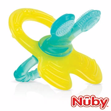 Nuby 固齒玩具-藍黃(006427)