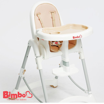【BIMBO】台灣製造 安全兒童餐椅 - 咖啡