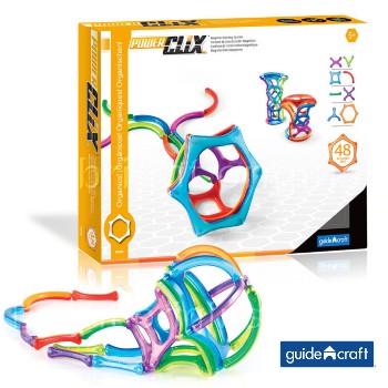 GuidecraftPowerClix® 磁力片 有機組合48件套 G9431