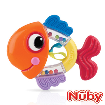 Nuby 固齒玩具可愛動物(魚)