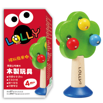 【優生】LOLLY木製玩具-繽紛蘋果樹