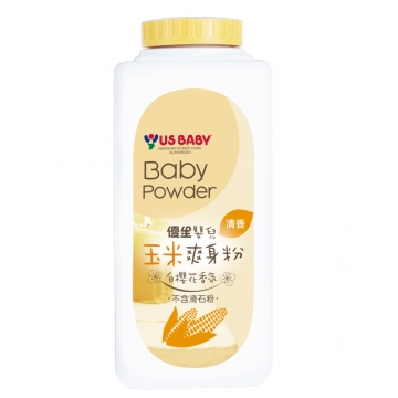 優生嬰兒玉米爽身粉-白櫻花香氛150g