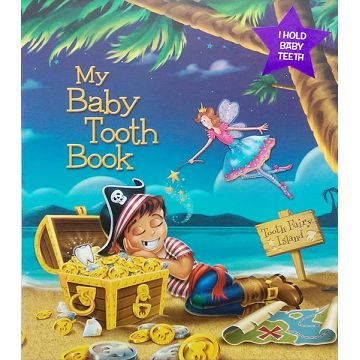 美國 Baby tooth album 乳牙/乳齒保存盒 單CD精裝版-海盜(1407)