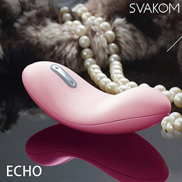 美國SVAKOM Echo 愛蔻 美妙舌頭5段變頻陰蒂震動按摩器 優雅粉