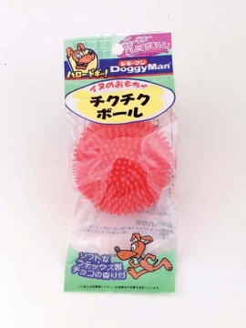 Doggyman 犬用啾啾叫乳膠刺刺玩具球