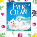 藍鑽歐規【EverClean】海洋香芬結塊貓砂10L