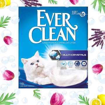 藍鑽歐規【EverClean】水晶結塊貓砂10L