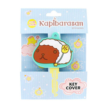 Kapibarasan水豚君12星座鑰匙套。牡羊座