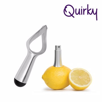 巧趣Quirky 不鏽鋼柑橘噴霧器與果肉挖勺組 Stem Metal & CitriTwist