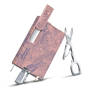VICTORINOX 瑞士維氏10用名片型瑞士刀-印花