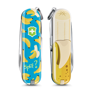 VICTORINOX 瑞士維氏限量迷你7用印花瑞士刀-香蕉