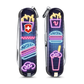 VICTORINOX 瑞士維氏限量迷你7用印花瑞士刀-漢堡