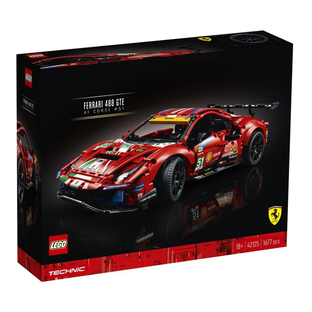 樂高 LEGO 積木 Technic系列 法拉利 488GTE AF Corse 51 42125 代理公司貨