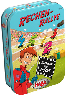 數學賽車道1-100(HABA 德國桌遊302893- RECHEN RALLYE)