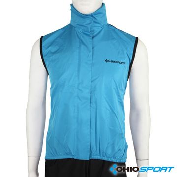 OHIOSPORT 無袖式風衣尼龍材質-寶藍
