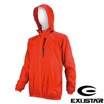 EXUSTAR 自行車反光外套(亮紅)