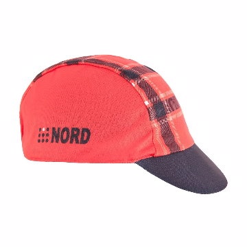 【NORD】加拿大品牌 NORD 公路車專用小帽-千島格紋(紅)