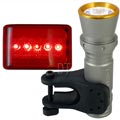 晶冠12W聚光LED手電筒/腳踏車燈組JG-12WB1
