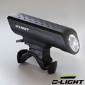 D-LIGHT 光學聚焦高亮度1 Watt LED 自行車前燈 (黑)