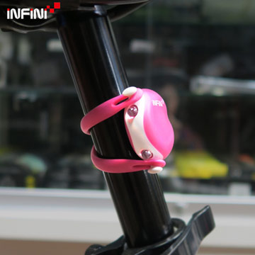 【INFINI】I-203R 2紅光LED悟空燈警示後燈/台灣製-粉色